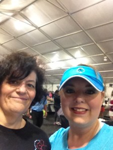 I found Liz as soon as I walked into the Race Retreat!