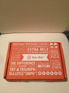 This is exactly how the Bulu Box arrives.  The shipping label is on the bottom.