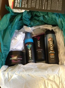 Contents of Axe Clean Cut Box