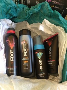 Contents of Axe Spiked-Up box