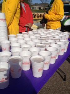 Beer!  Courtesy of Budweiser