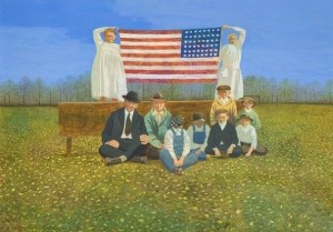 Faculty and Honor Roll Students, Lewis School by Carroll Cloar