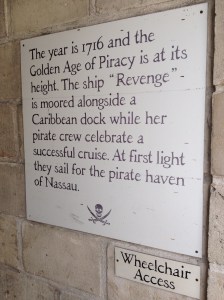 This placard sets the stage as you enter the museum.