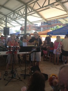 Live entertainment at the Memphis Farmers Market
