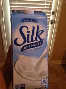 Light Vanilla Soy Milk-it's shockingly delicious!