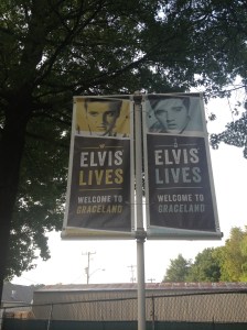 Banners outside of Graceland