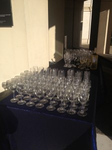 Welcome glass of wine or champagne