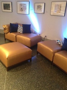 Several lounges were set up all over the party.