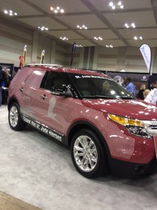 The names of all the Heroes were on the official St. Jude Pace Car.