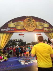The finish line at the Minnie 10k