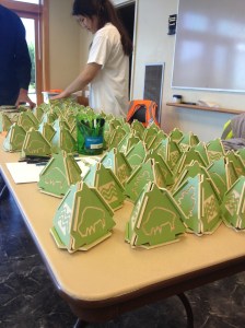 The awards were made by local artists and were really cool!