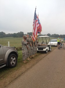It was fun having these guys ride along side us on the course.
