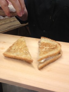 It may not look like much but this Blackberry Farm Grilled Cheese was a fave!