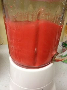 The blender blending