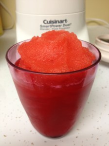 Yummy slush!