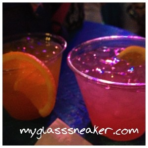 2 different adult beverage options