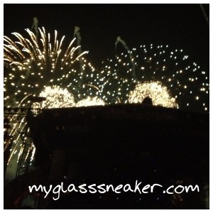 Not so great view of the fireworks