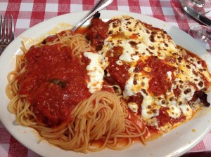 Chicken Parm from La Mela in Little Italy