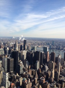 View from the top of the Empire State Building