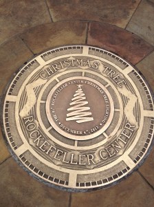 Rockefeller Center Christmas tree marker