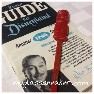 Disneyland memorabilia from 1966