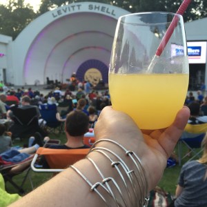 Cheers to a lovely evening with great friends.